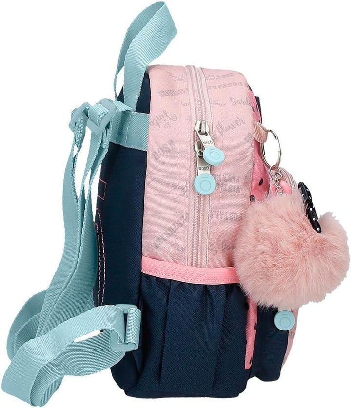 Enso Bonjour Kleiner Rucksack Rosa 19x23x8 cm Polyester 3,5L Mochila pequeña Rosa, Mochila pequeña R
