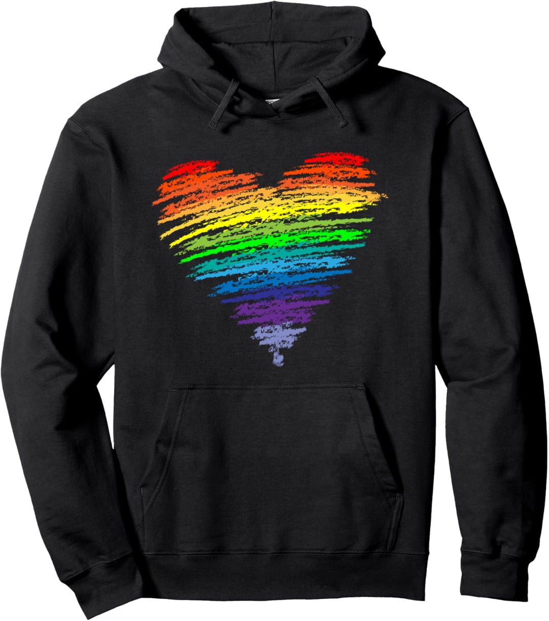 CSD Gay Pride Love Wins Herz LGBT Pullover Hoodie