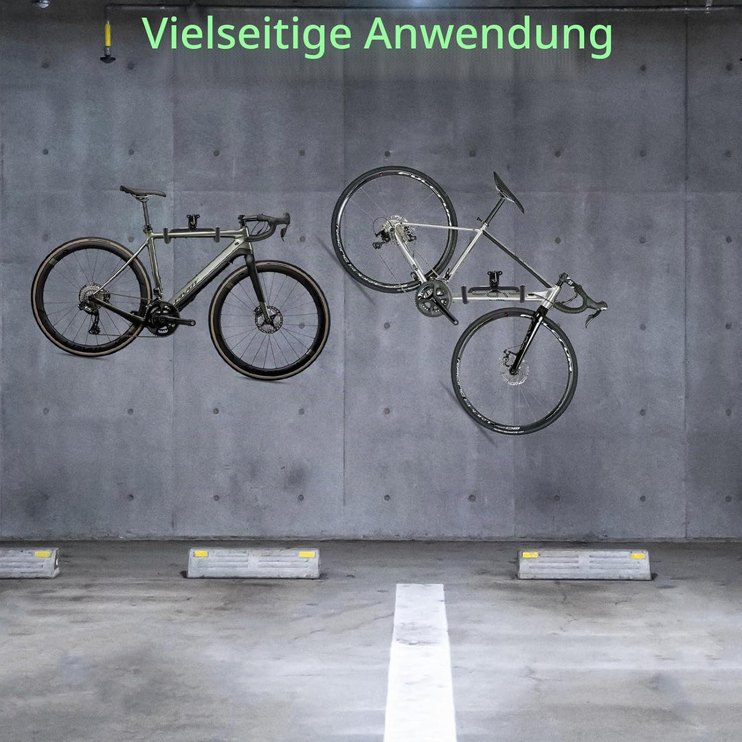 Fahrrad Wandhalterung, Klappbare Wandhalterung Fahrrad für die Garage,Keller und Wohnung Fahrradhalt