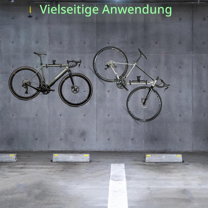 Fahrrad Wandhalterung, Klappbare Wandhalterung Fahrrad für die Garage,Keller und Wohnung Fahrradhalt