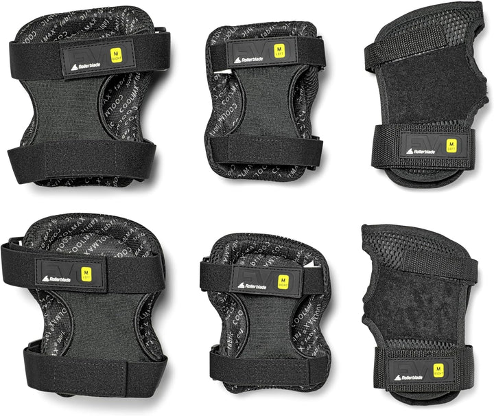 Rollerblade Unisex – Erwachsene Evo Gear 3 Beschützer XL Schwarz, XL Schwarz