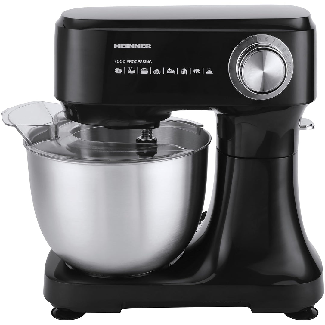 HPM-D750BK Stand Mixer – Planetary Mixing System, 750W Power, 5L Stainless Steel Bowl, 10 Speed Sett