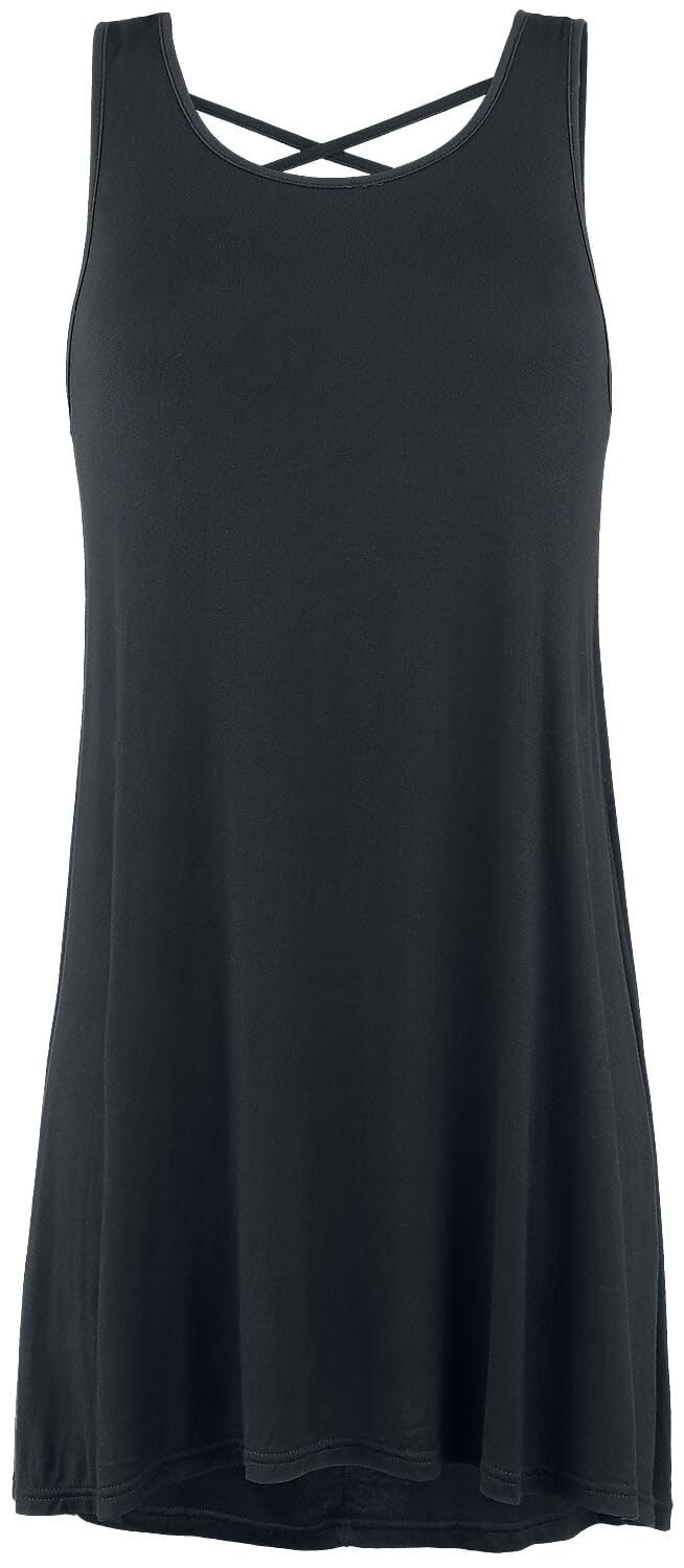 Forplay Damen schwarzes Kleid mit Schnürung 3XL