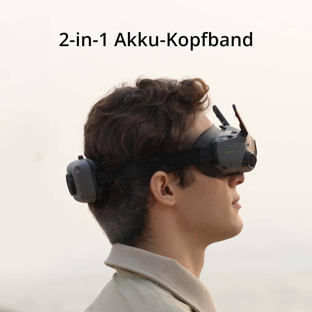DJI Goggles Integra – leichte und tragbare FPV-Goggles, integriertes Design, Micro-OLED Displays, DJ