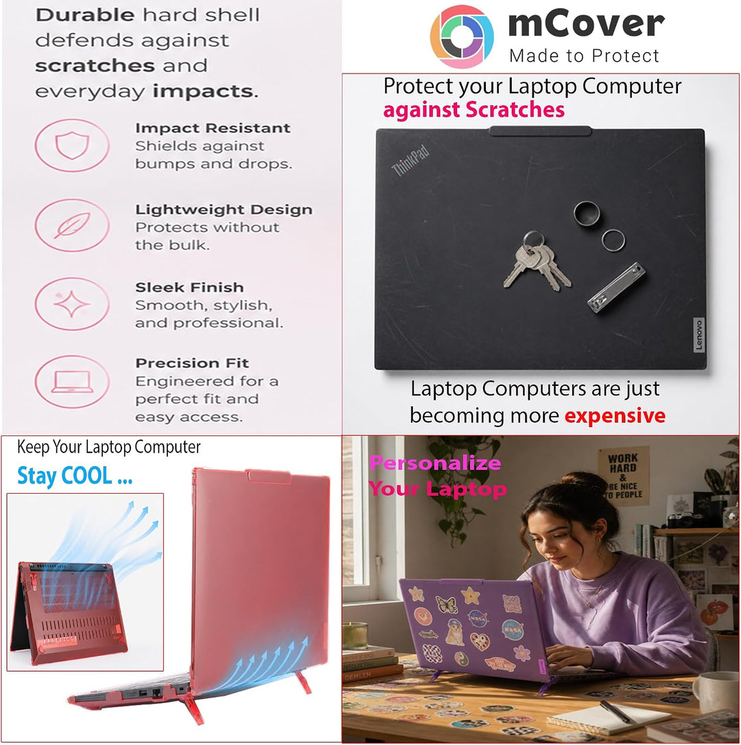 mCover Nur kompatibel mit Lenovo IdeaPad Slim 3 15AHP10 / 15ARP10 / 15IRH10 / 15IRH10 / 15IRU10 Seri