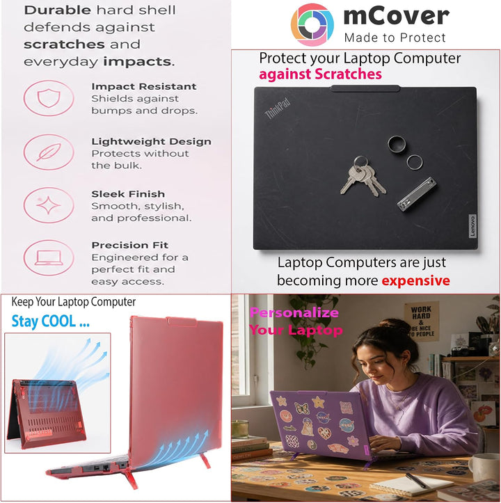 mCover Nur kompatibel mit Lenovo IdeaPad Slim 3 15AHP10 / 15ARP10 / 15IRH10 / 15IRH10 / 15IRU10 Seri