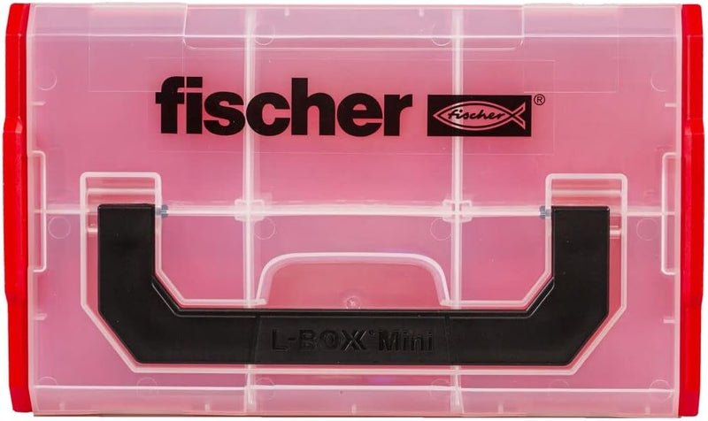 fischer FIXtainer, Sortierbox für Kleinteile, universelle Aufbewahrungs-Box für Dübel, Schrauben & M