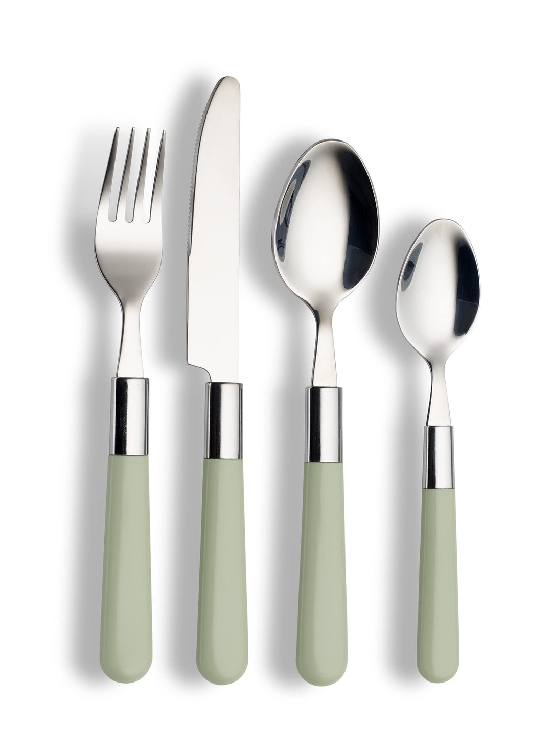 ECHTWERK Besteck Set “Bistro“, mit Kunststoffgriffen, Campingbesteck, Picknickbesteck, leichtes Reis