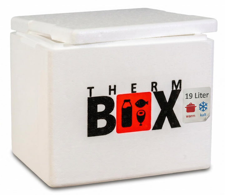 THERM BOX Styroporbox Verschiedene Grössen Volumen 1L bis 19L Isolierbox Thermobox Kühlbox Warmhalte