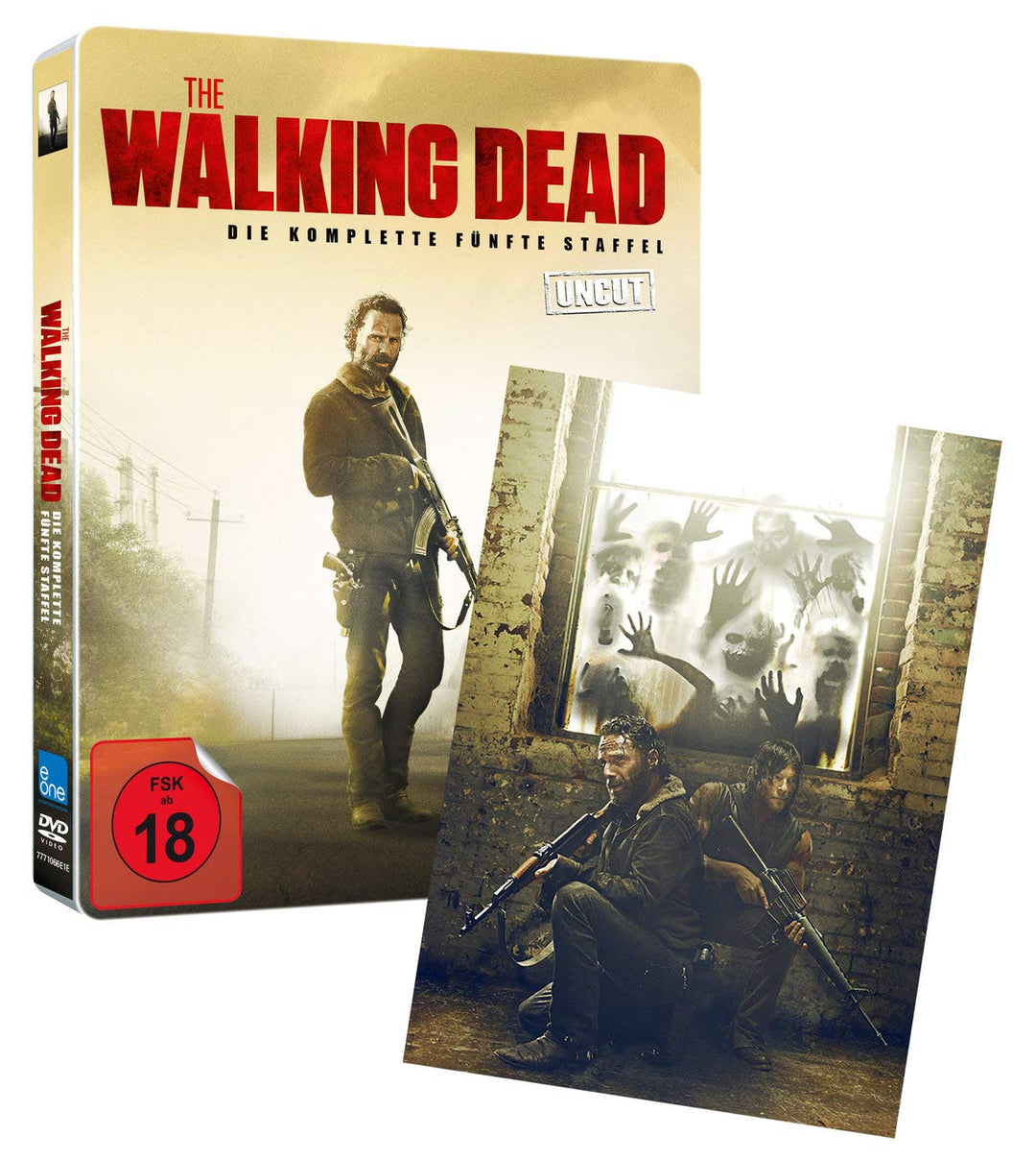 The Walking Dead - Die komplette fünfte Staffel - UNCUT LTD. - LTD. Steelbook mit Lenticular [Blu-ra