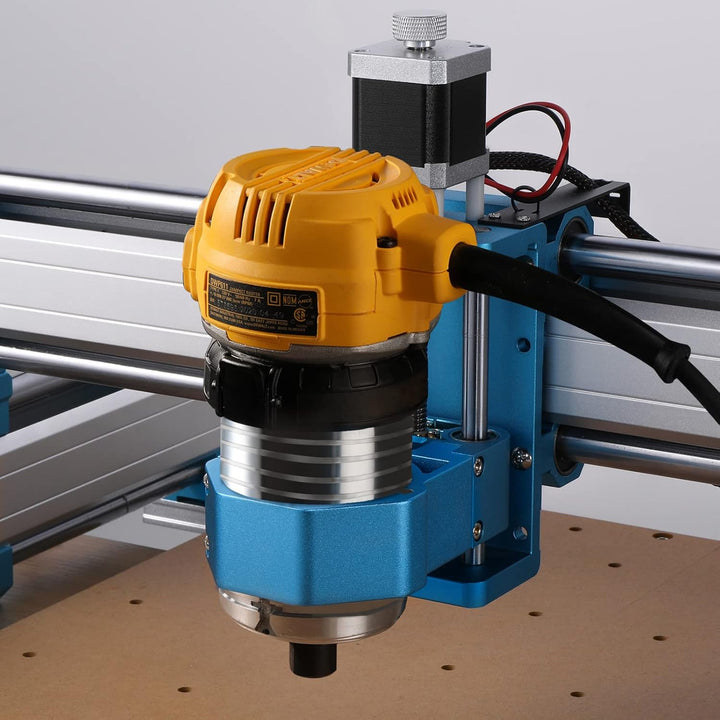 Aluminium CNC Spindelhalterung mit 69mm Durchmesser, Spindelhalterung für Genmitsu 3020-PRO MAX V2 &