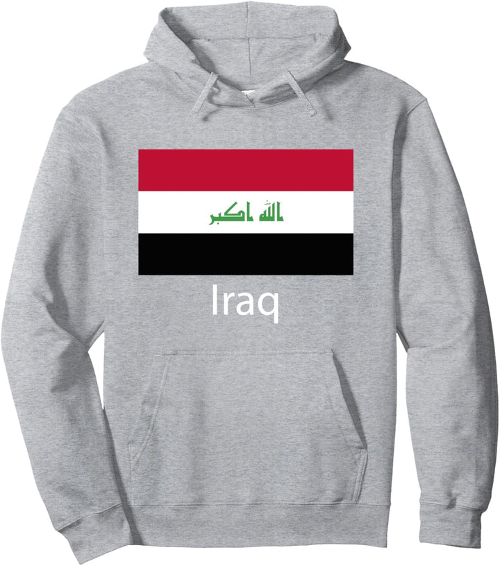Irak Flagge Deko Araber Islam Iraker Damen Herren Asien Iraq Pullover Hoodie