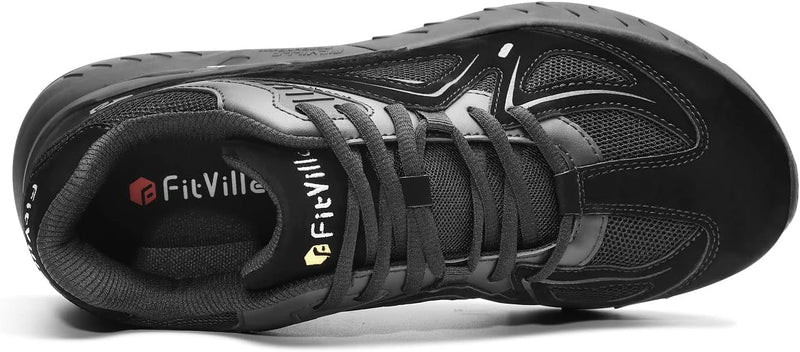 FitVille Laufschuhe Herren Extra Weite Turnschuhe Sportschuhe Breit Fitnessschuhe Bequeme Sneakers S