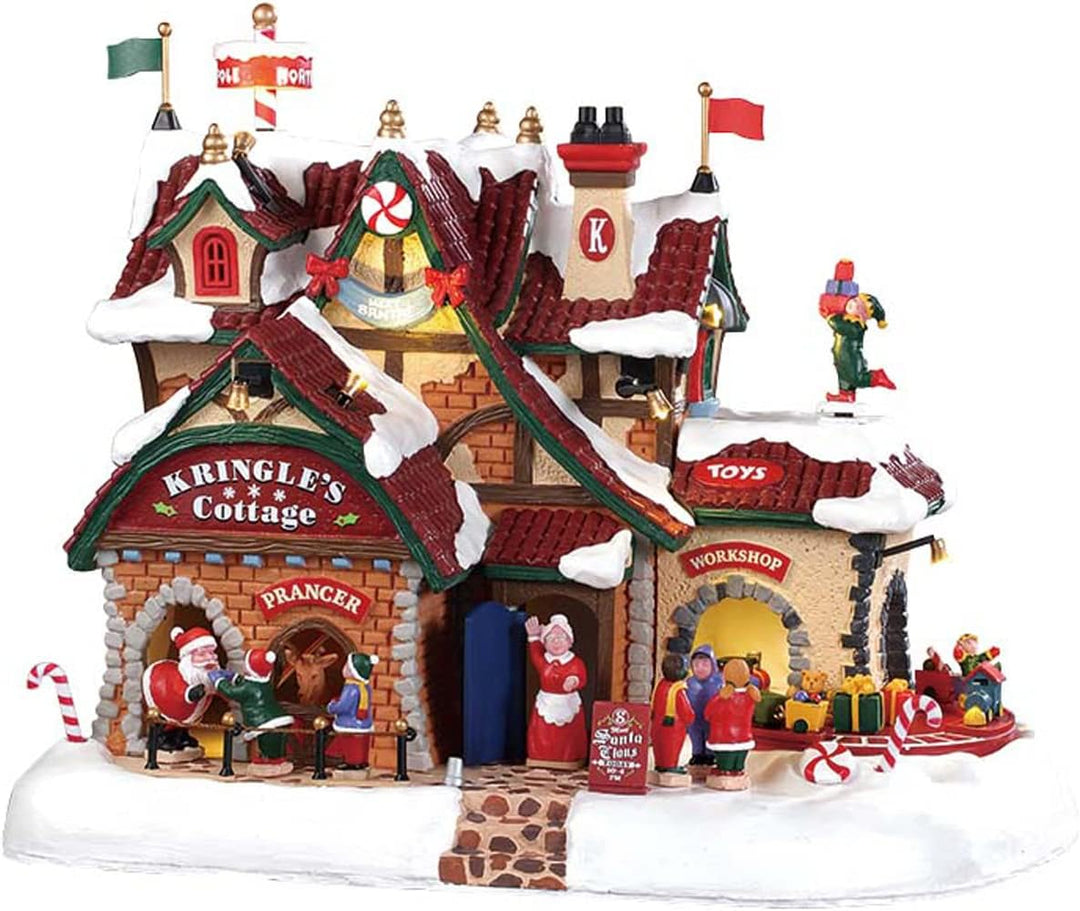 Lemax 95462-UK Santa's Wonderland Sights & Sounds: Kringle's Cottage