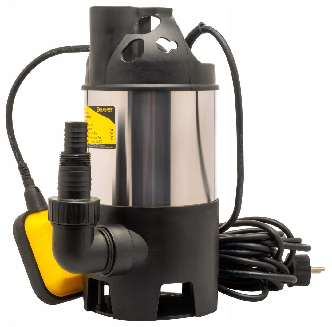 Schmutzwasser-Tauchpumpe 550W – 12.500 l/h – Automatik mit Schwimmerschalter – Kellerpumpe, Gartenpu