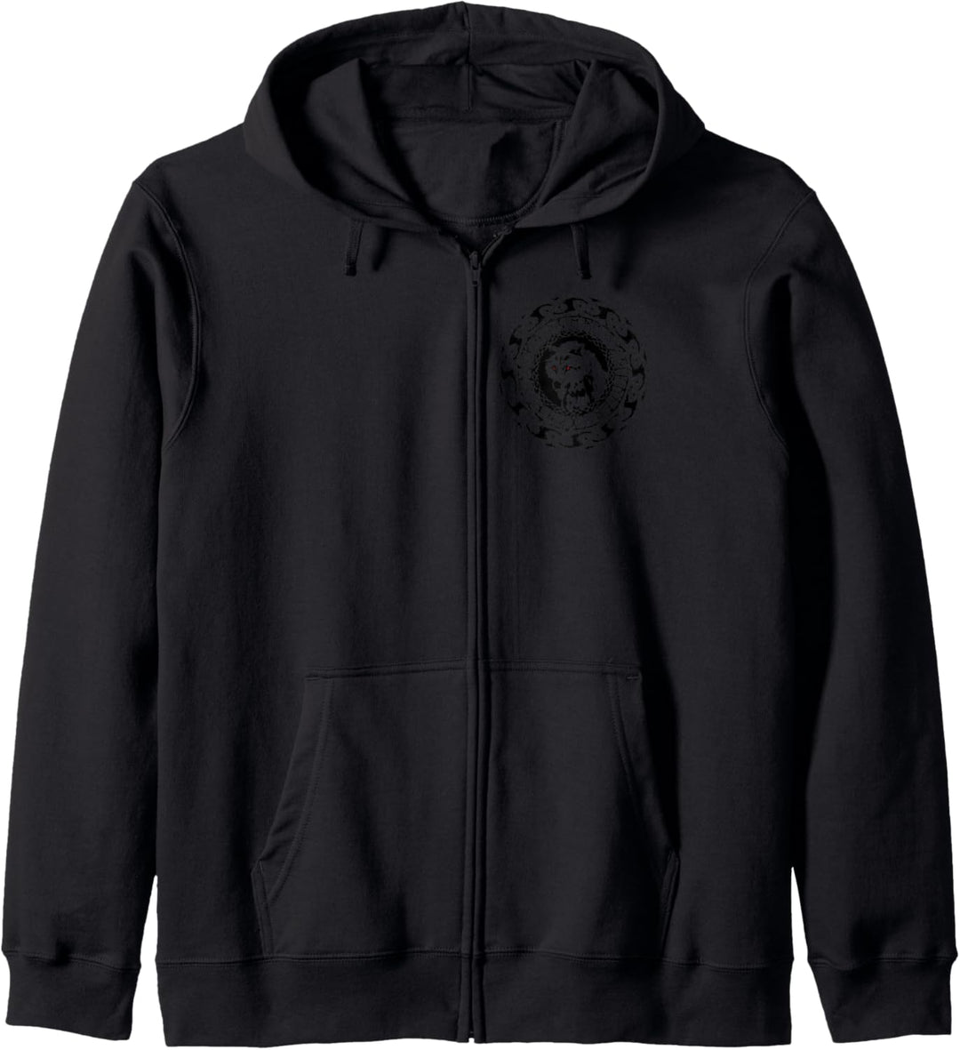 Wolf Geri Freki Fenrir Wikinger Runen Tribal Kapuzenjacke