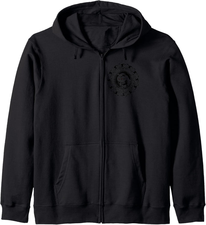 Wolf Geri Freki Fenrir Wikinger Runen Tribal Kapuzenjacke