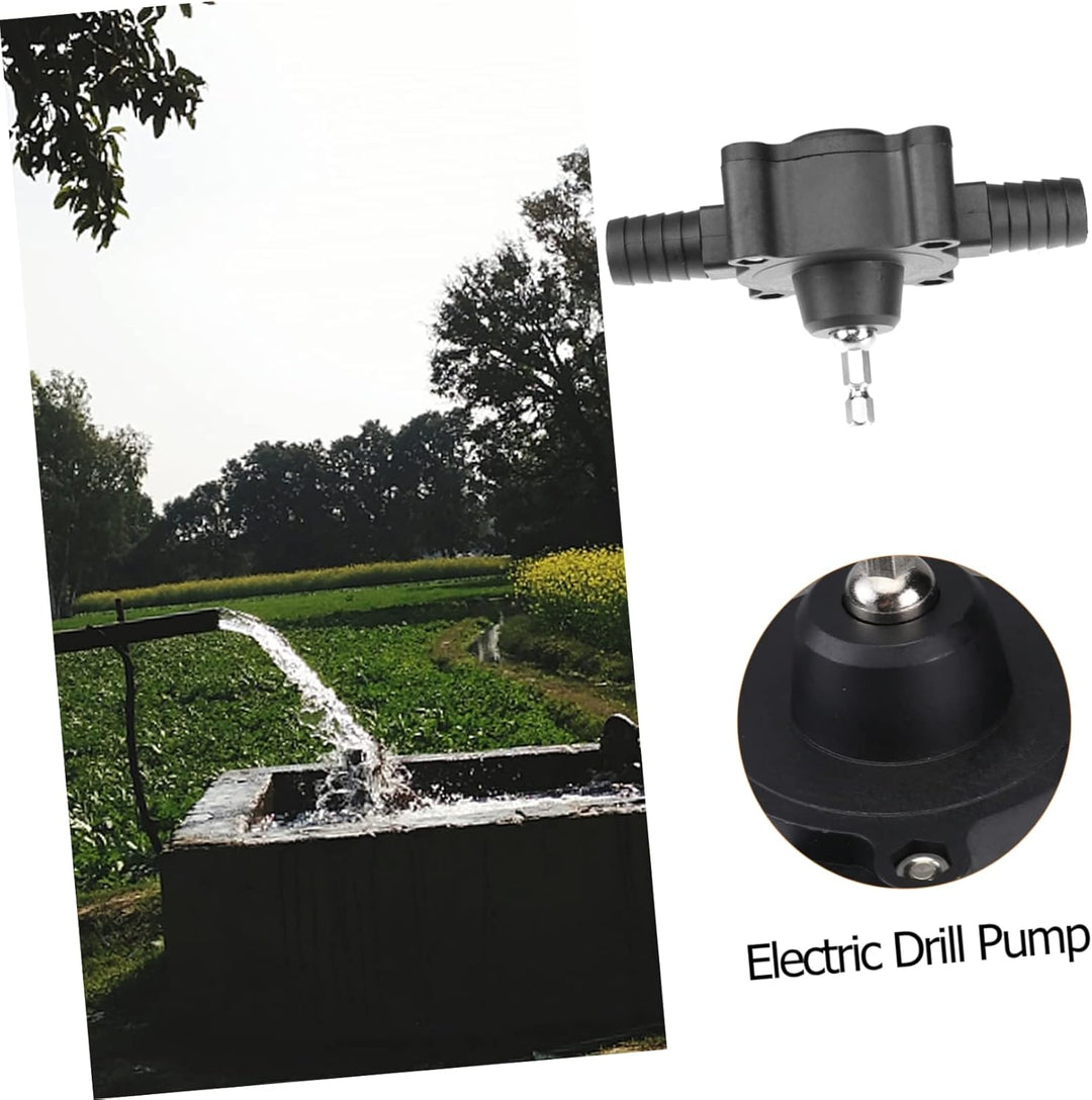 DOITOOL Elektrobohrpumpe Selbstansaugend Tragbare Transferpumpe Für Wasser Und Öl Mit Elektrischem S