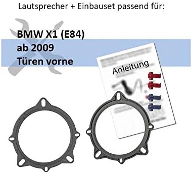 JBL Auto Lautsprecher Boxen Stage2 424 300 Watt 10 cm 2 Wege Koax passend für BMW X1 E84 ab 2009 Tür