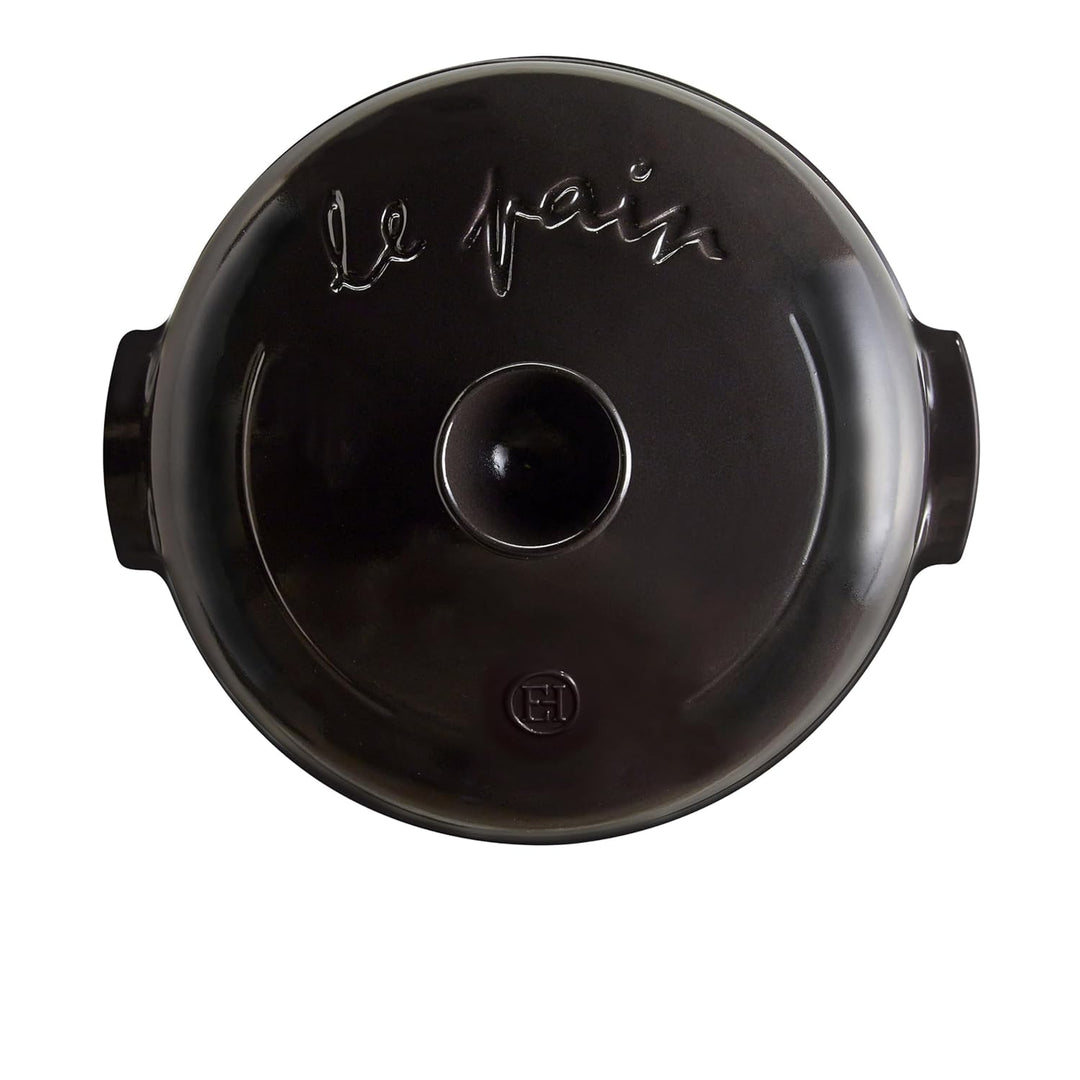 Interhal Brot Glocke, Keramik, Kohle, 28.5x28.5x16.5 cm Zeichenkohle, Zeichenkohle