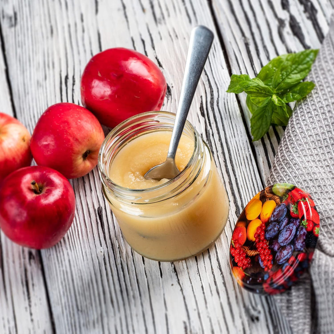 KADAX Kleine Einmachgläser 200 ml, Marmeladengläser, fi66 mm, Minigläser für Honig und Gewürze, Luft