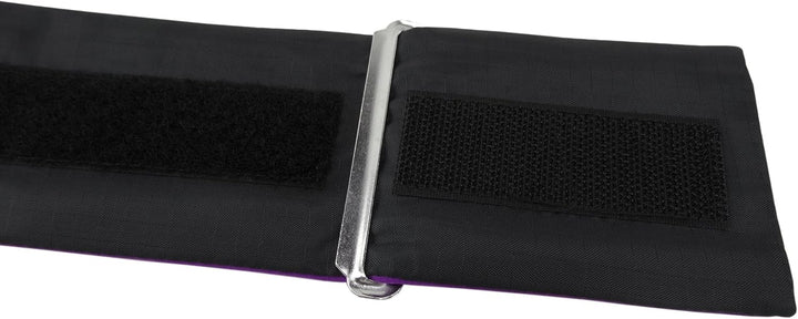 TigerTie Kummerbund Einstecktuch Satin Fliege in einfarbig Uni - Schärpe Leibbinde Lila, Lila