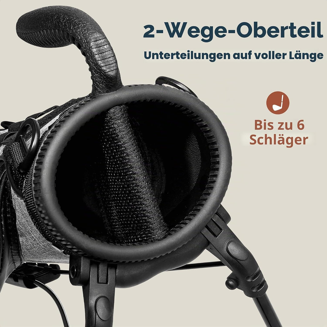 Sunday Golf Loma Tasche – Leichte Tasche mit Riemen und Ständer – Leicht zu tragende Pitch n Putt-Go