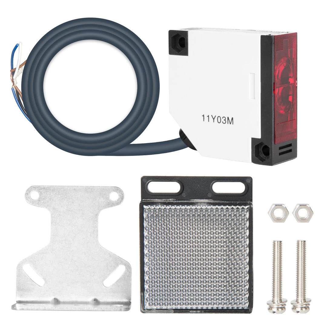 DEWIN Reflexions Lichtschranke, Reflexlichtschranke Photoelektrischer Induktionsschalter E3JK-R4M1 S