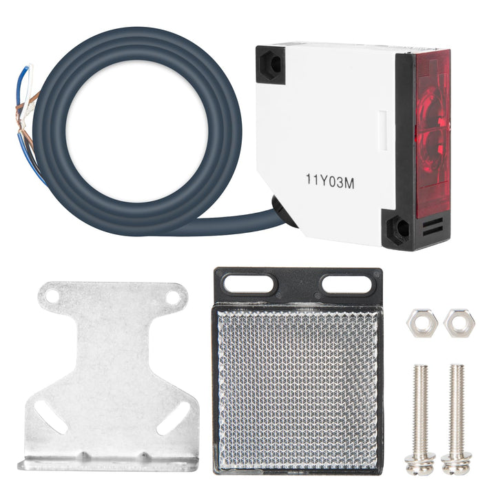 DEWIN Reflexions Lichtschranke, Reflexlichtschranke Photoelektrischer Induktionsschalter E3JK-R4M1 S