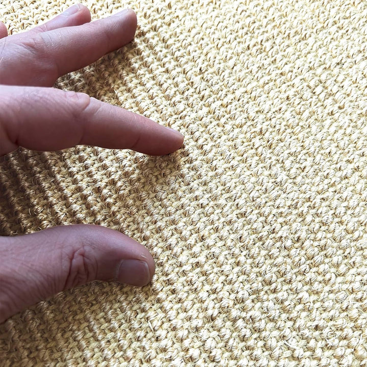 casa pura Katzen Kratzmatte rund 120cm Ø aus Natur Sisal Kratzteppich Kratzmöglichkeiten für Katzen