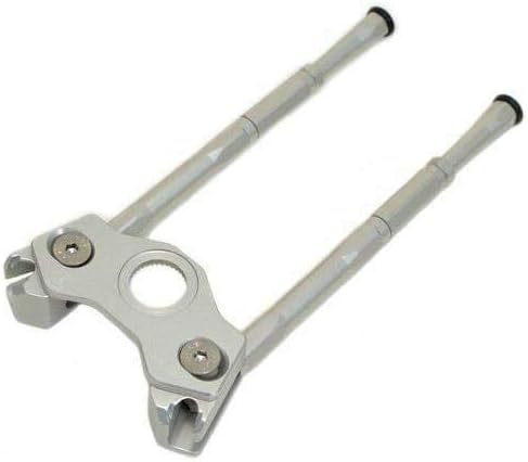 Gearoop Bicycle CoolStand Alloy Adjustable Side Stick 33-39mm, Silver, ST1915