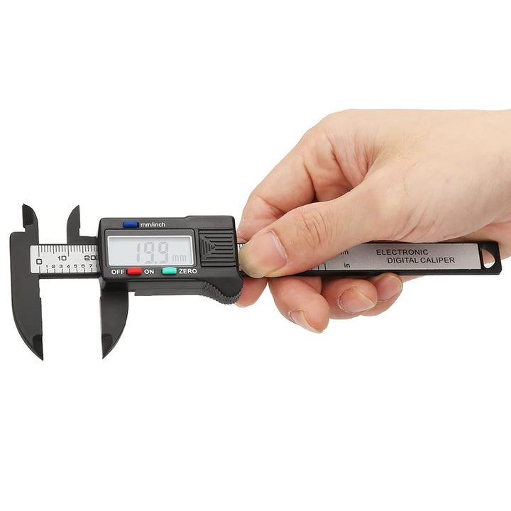 Digital Messschieber, Elektronischer Schieblehre Digital 100 mm mit Grossem Flüssigkristalldisplay (