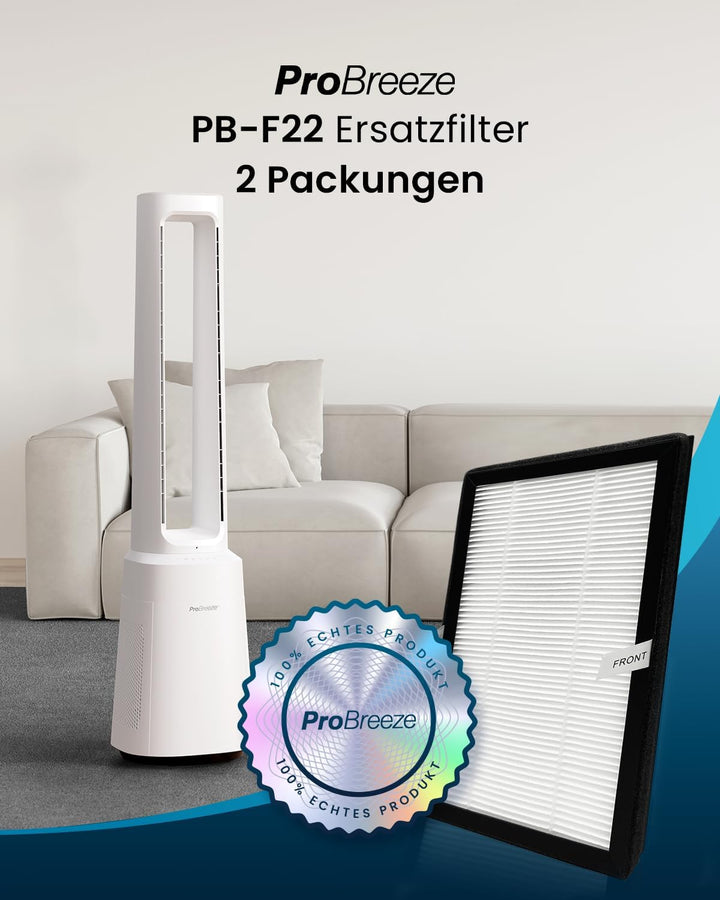 Pro Breeze HEPA Filter - Ersatzfilter für PB-F-22W