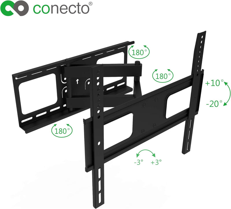 TV Wandhalterung für 32-55 Zoll (ca. 81-140cm) Flach & Curved LCD LED OLED Fernseher & TFT Monitor |