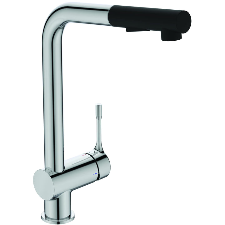 Ideal Standard Kolva BC476AA Küchenarmatur, ausziehbar, 2-strahlig, verchromt, matt, wassersparend B