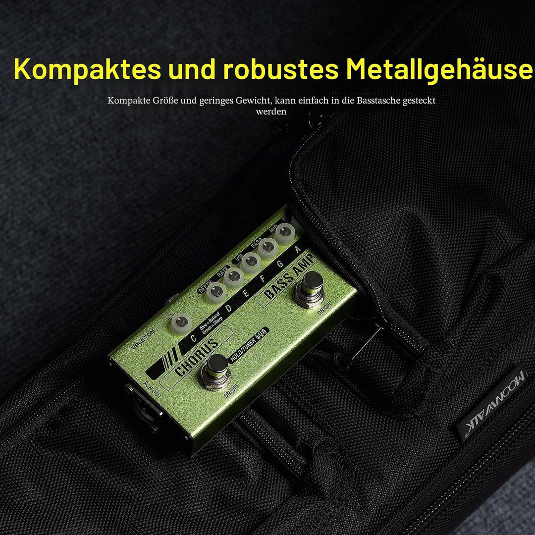 VALETON Bass Multi Effekte Pedal Stage Session Gigging Praxis Analog Amp Boost Comp Chorus Dapper Ba