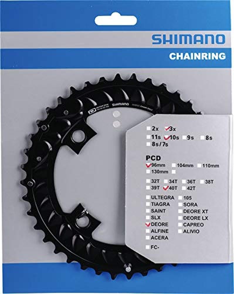 SHIMANO Unisex-Adult 48d Daore Dish Fahrradgerichte, Mehrfarbig, one Size