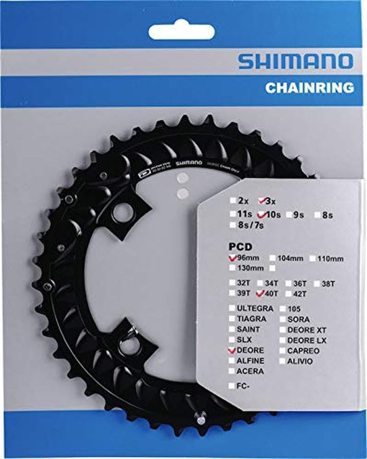 SHIMANO Unisex-Adult 48d Daore Dish Fahrradgerichte, Mehrfarbig, one Size