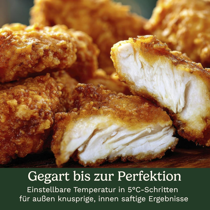 Cuisinart ClearView Heissluftfritteuse I Airfryer Volle Sicht – 280° Sichtfenster I PFAS‑frei I 8,5L