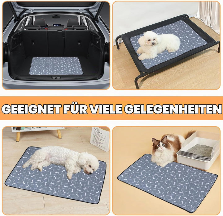 2 Wiederverwendbare Welpenunterlagen, Super saugfähige Welpen unterlagen, Welpen-Unterlagen Waschbar