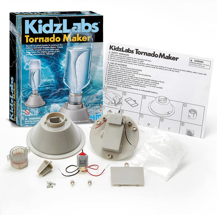 4M 68469 - Bausatz Tornado KidzLabs Tornado Maker, Tornado Maker