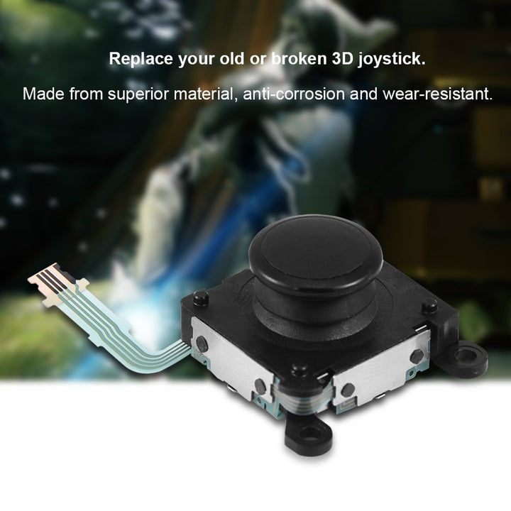 Bewinner 3D Ersatz Joystick Analog Thumb Stick Analog Joystick Steuerknüppel Ersatzteile für 2000 Er