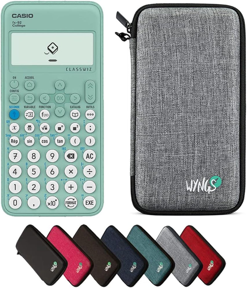 CALCUSO Sparpaket: Casio FX-92 College ClassWiz technisch-wissenschaftlicher Schulrechner + WYNGS Sc