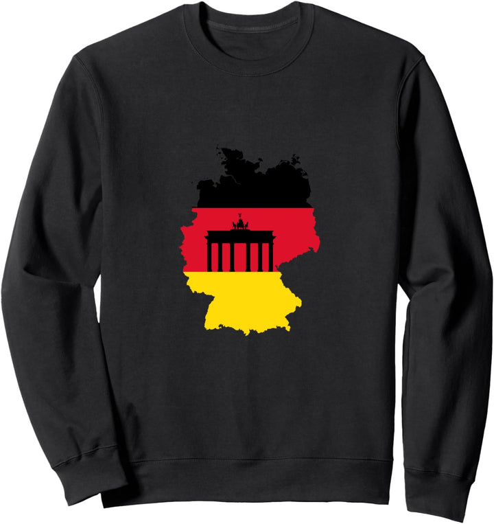 Flaggenkarte Deutschland Sweatshirt