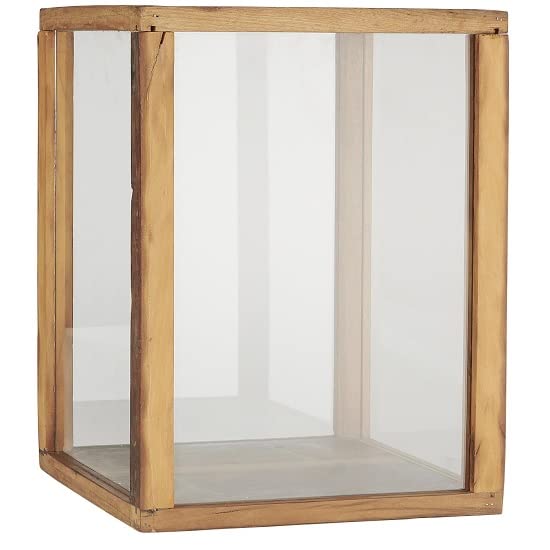 Ib Laursen Glas- und Holzkiste ohne Deckel gross