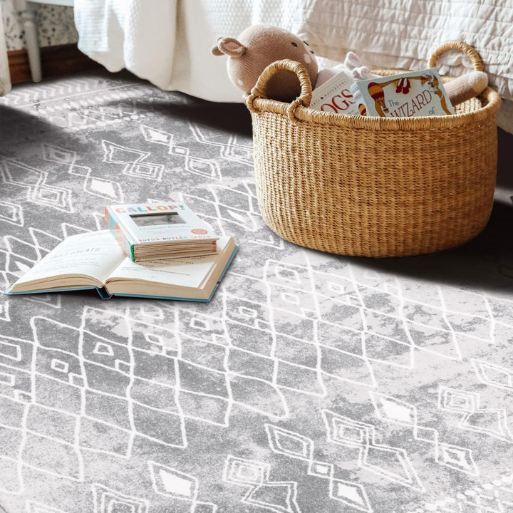 Carvapet Läufer Teppich 90x150cm rutschfest Lang Küchenteppich Waschbar Teppichläufer Weiche Mikrofa