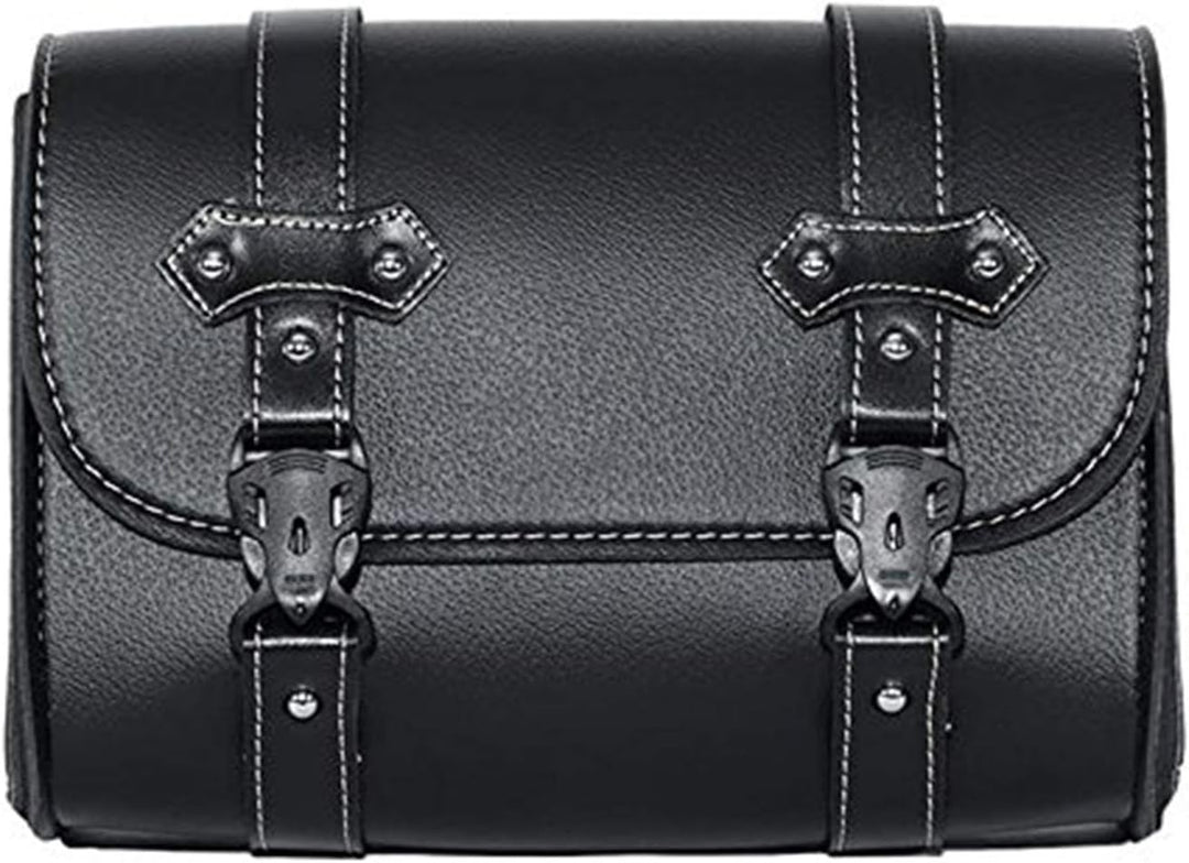 1x Motorrad Satteltaschen Leder wasserdichte Platz Satteltasche Seitliches Brot Werkzeugkasten Speic