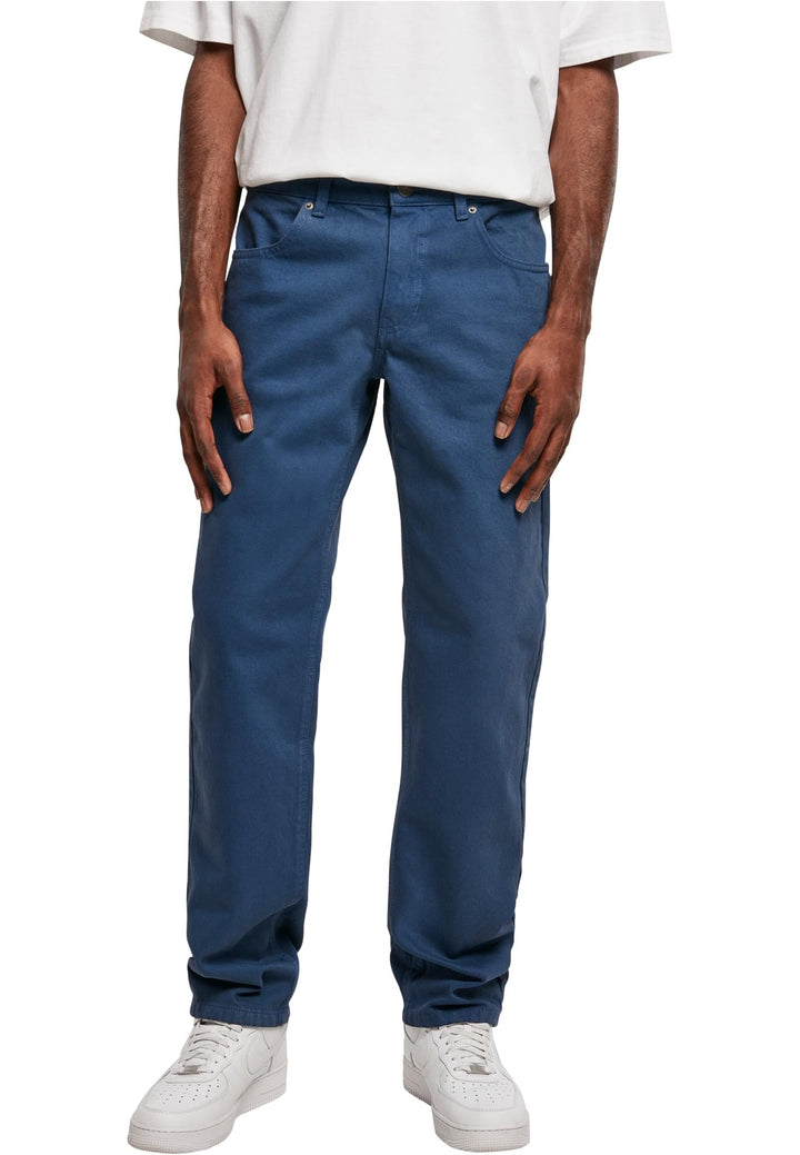 Urban Classics Herren Open Edge Loose Fit Jeans 30 Darkblue, 30 Darkblue