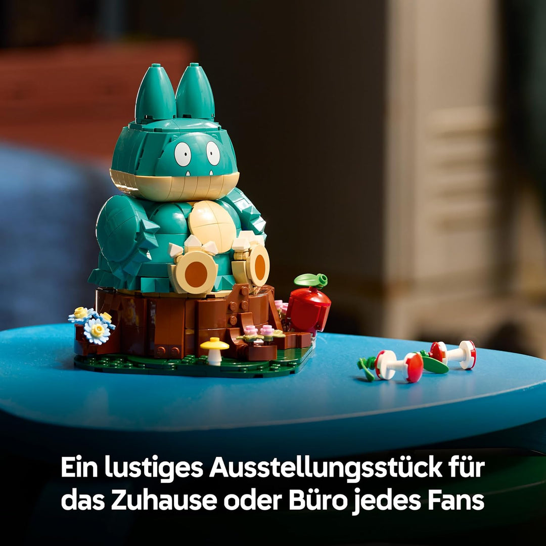 LEGO Pokémon Mampfaxo Figur - Modellbausatz für Erwachsene - Bauspielzeug aus dem Videospiel mit bew