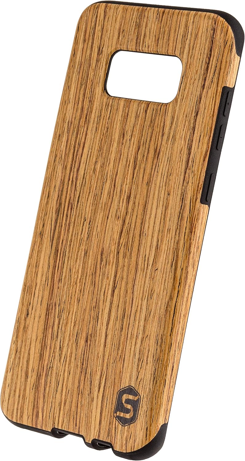 SEBASTIAN STURM Handyhülle Maxi | Hergestellt aus echtem Holz Dalbergia in Einer TPU-Hülle | Kompati